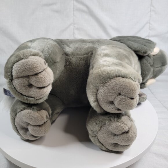 Vintage Plush Elephant W/ Tusks By Peeper Pals 19” Tall - Picture 7 of 8
